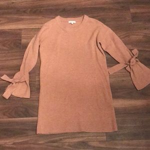 Madewell Camel Sweater dress